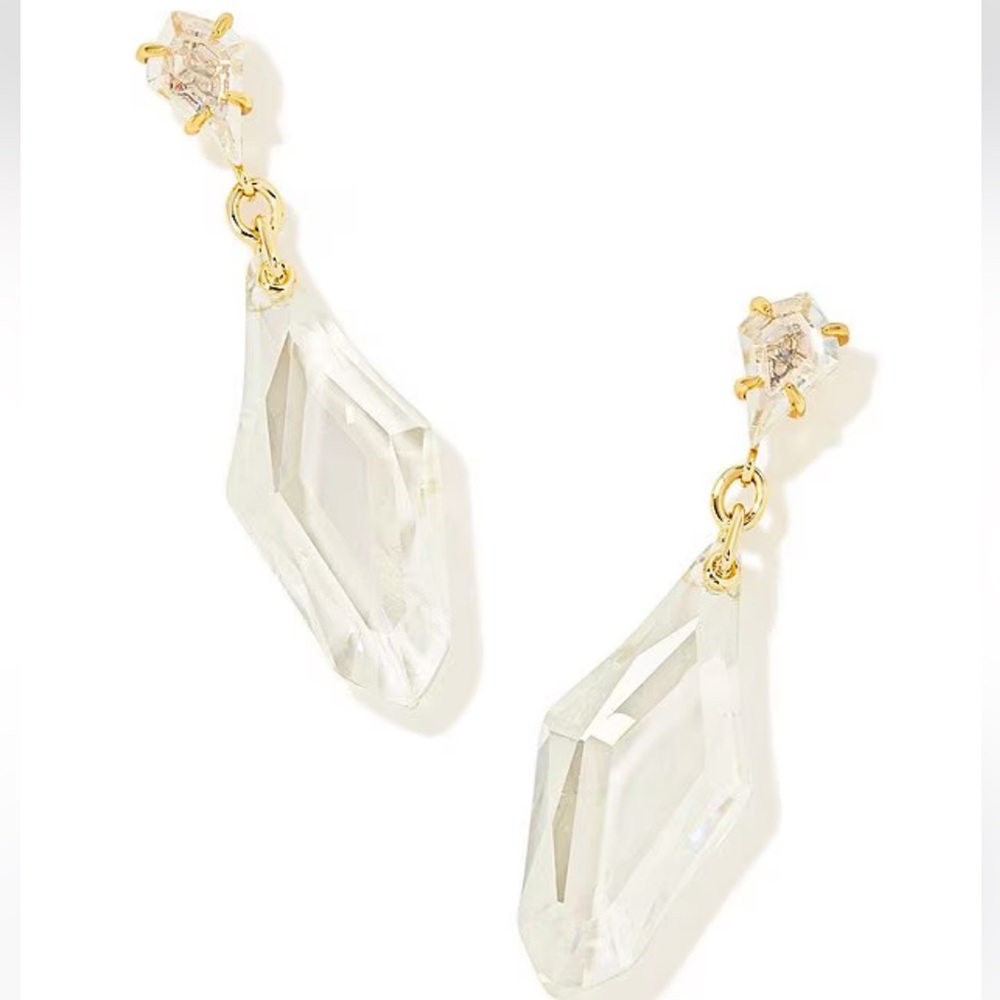 NWT- Kendra Scott Alexandria Statement Drop Earrings